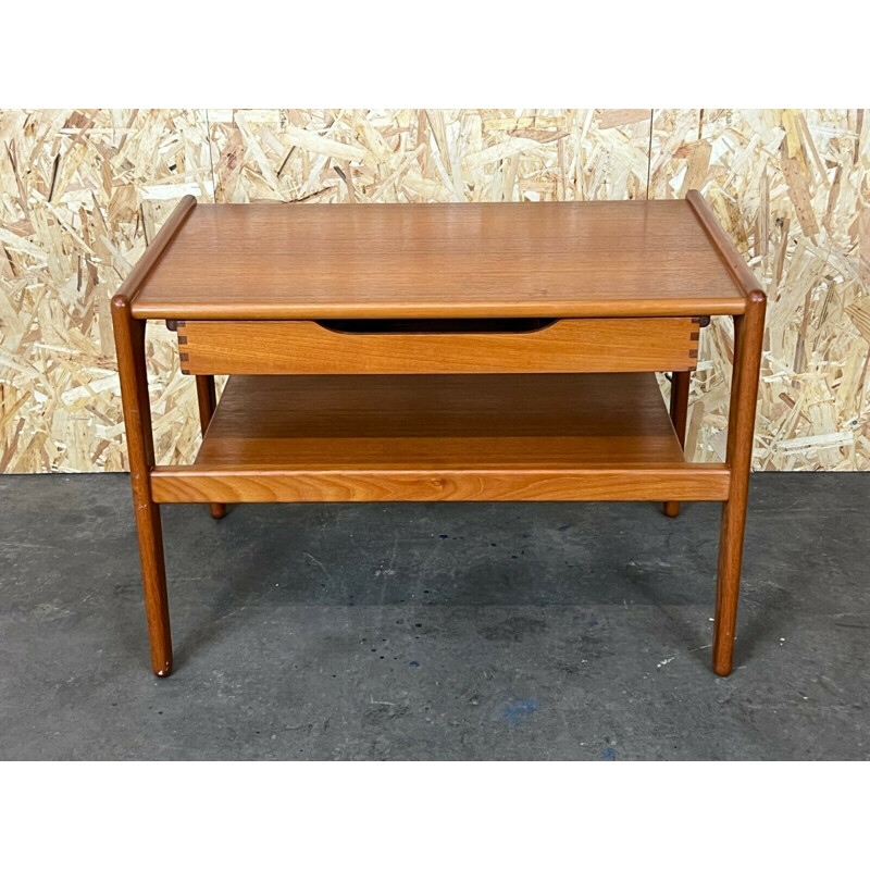 Vintage teak side table by Arne Wahl Iversen, 1960s