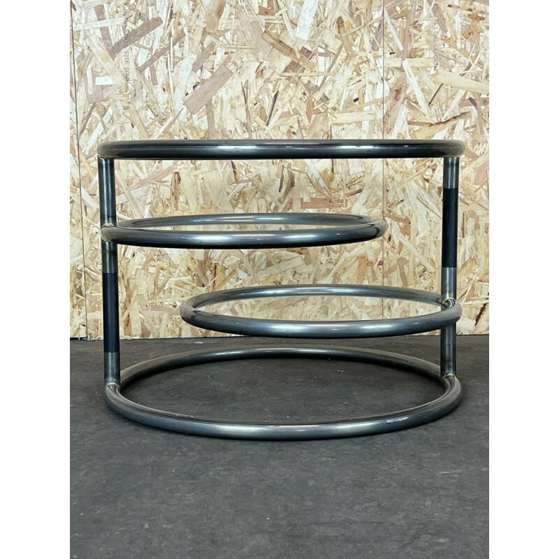 Vintage metal adjustable coffee table, 1970