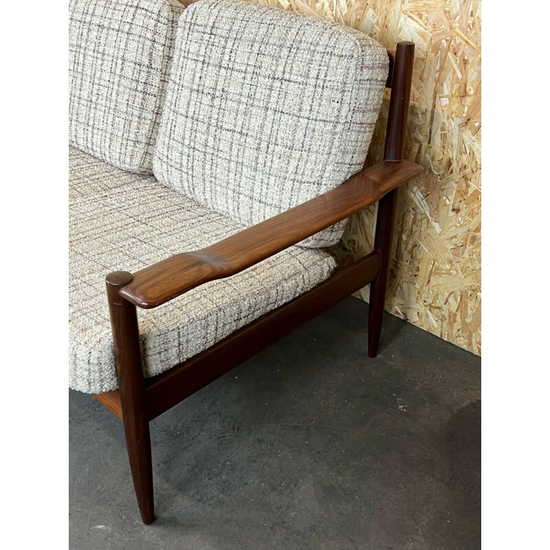 Vintage 3-seater teak sofa, Denmark 1960s-1970s