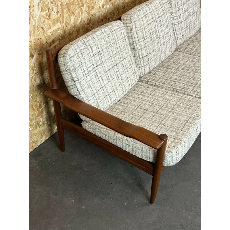 Divano vintage a 3 posti in teak, Danimarca 1960-1970