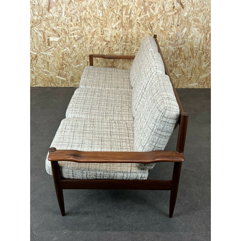 Vintage 3-seater teak sofa, Denmark 1960s-1970s