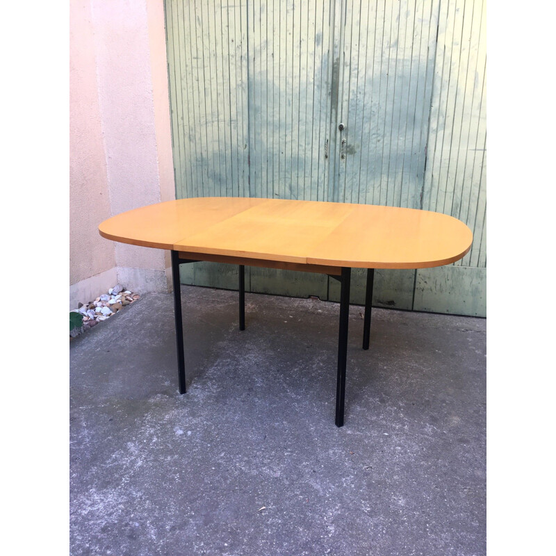 Mesa vintage de chapa de fresno de ARP para Minvielle, 1950