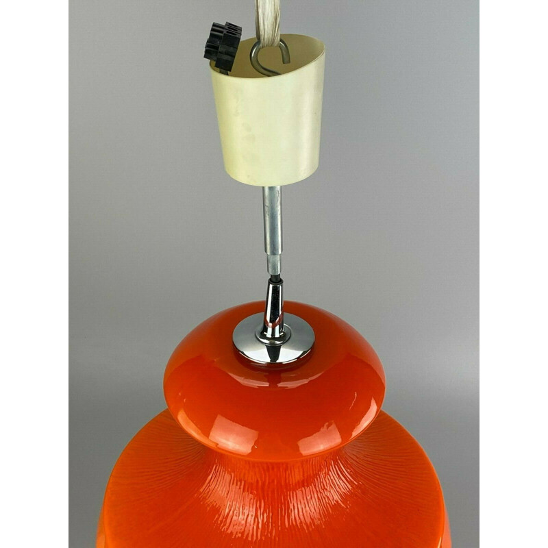 Suspension vintage en verre de Peill & Putzler, 1960-1970