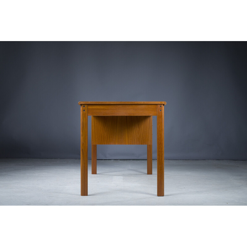 Danish vintage teak desk by Peter Lovig Nielsen for Hedensted Mobelfabrik, 1961