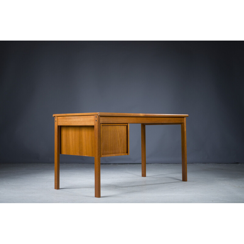 Danish vintage teak desk by Peter Lovig Nielsen for Hedensted Mobelfabrik, 1961