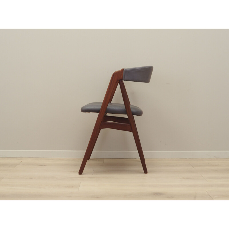 Vintage Danish teak chair by Th Harlev for Farstrup Møbler, 1960s