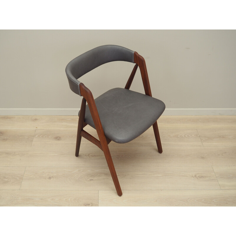 Vintage Danish teak chair by Th Harlev for Farstrup Møbler, 1960s