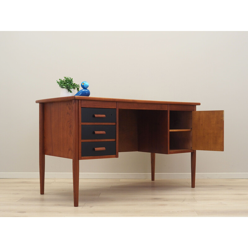 Scrivania vintage in teak, Danimarca 1970