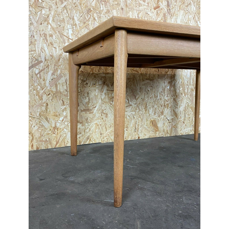 Vintage oak Danish dining table by Grete Jalk for Glostrup, 1960s-1970s