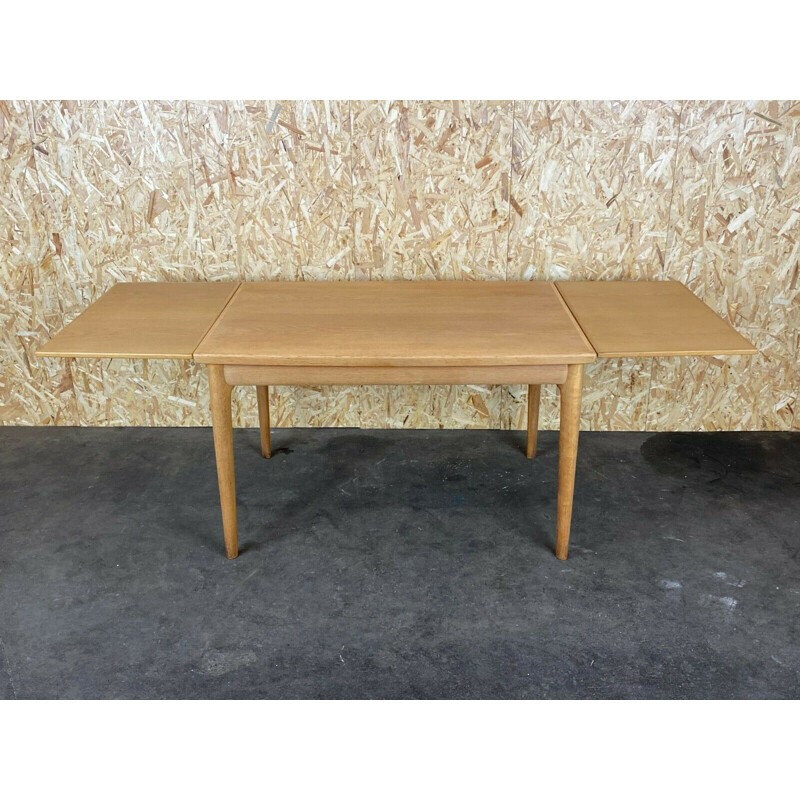 Vintage oak Danish dining table by Grete Jalk for Glostrup, 1960s-1970s