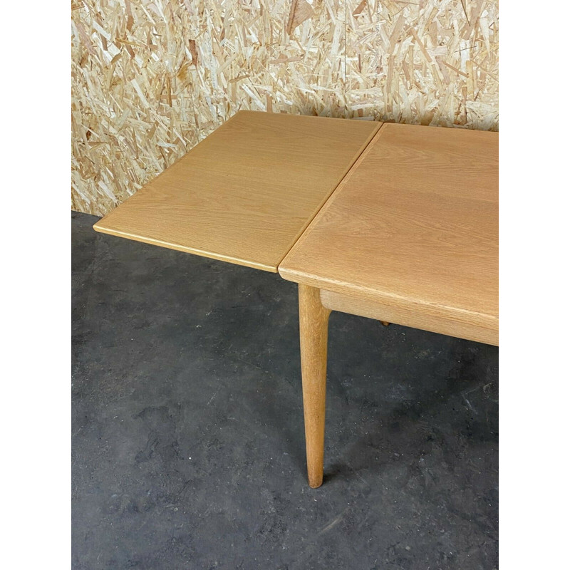 Vintage oak Danish dining table by Grete Jalk for Glostrup, 1960s-1970s