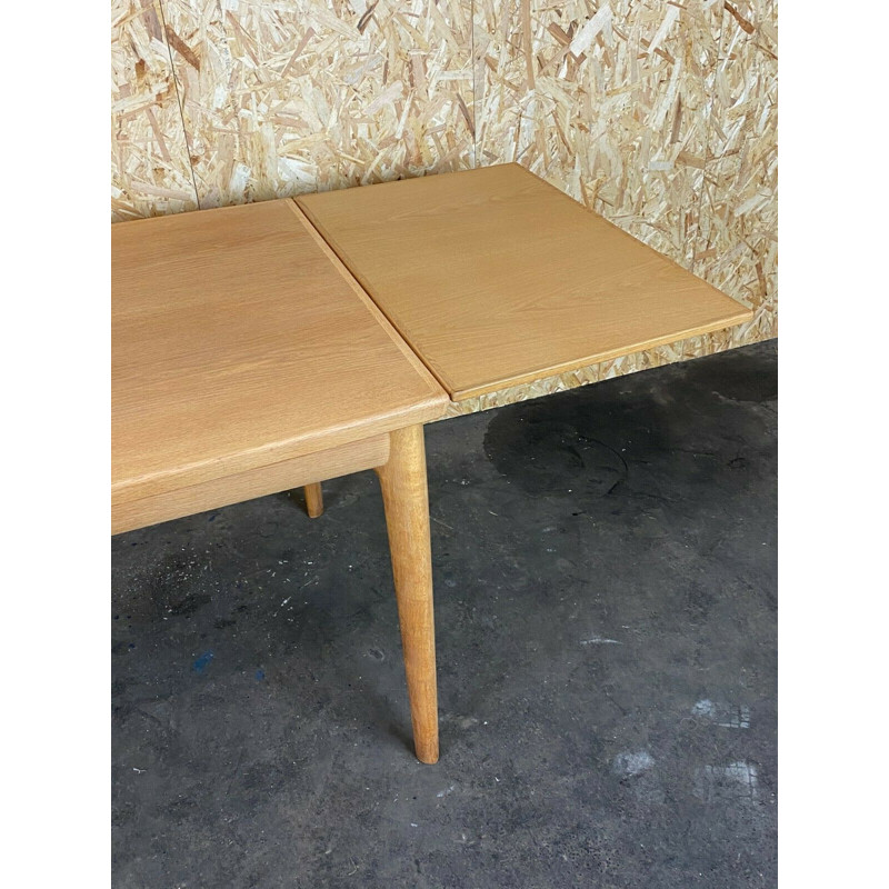 Vintage oak Danish dining table by Grete Jalk for Glostrup, 1960s-1970s