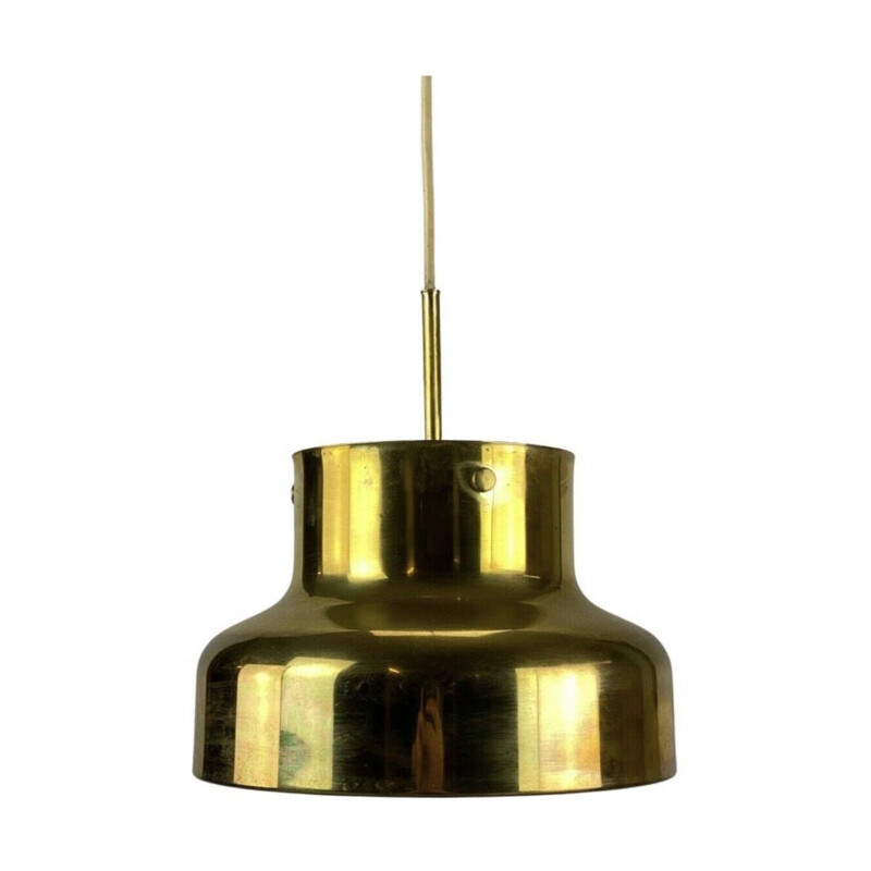 Vintage brass pendant lamp by Anders Pehrson for Atelje Lyktan, 1960s-1970s