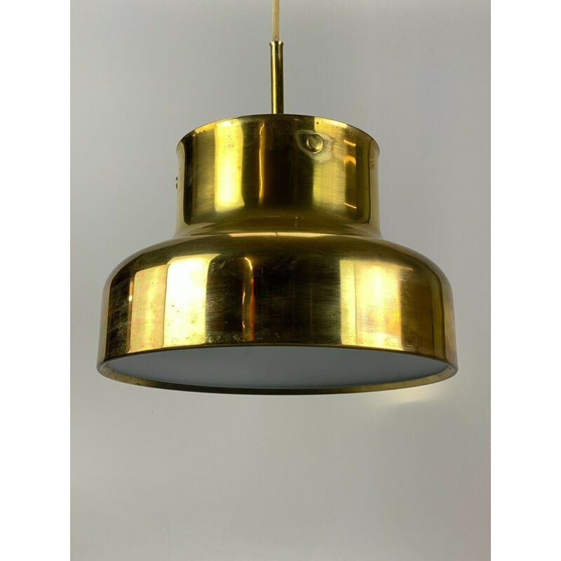 Vintage brass pendant lamp by Anders Pehrson for Atelje Lyktan, 1960s-1970s