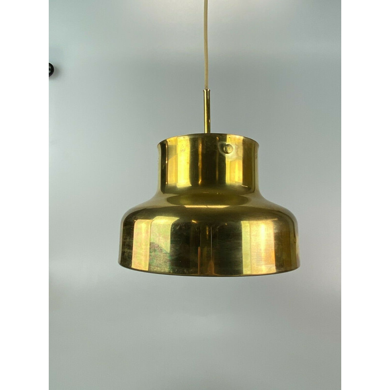 Vintage brass pendant lamp by Anders Pehrson for Atelje Lyktan, 1960s-1970s