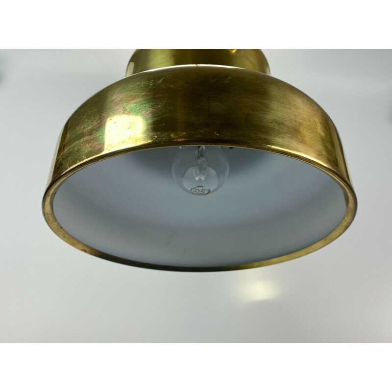 Vintage brass pendant lamp by Anders Pehrson for Atelje Lyktan, 1960s-1970s