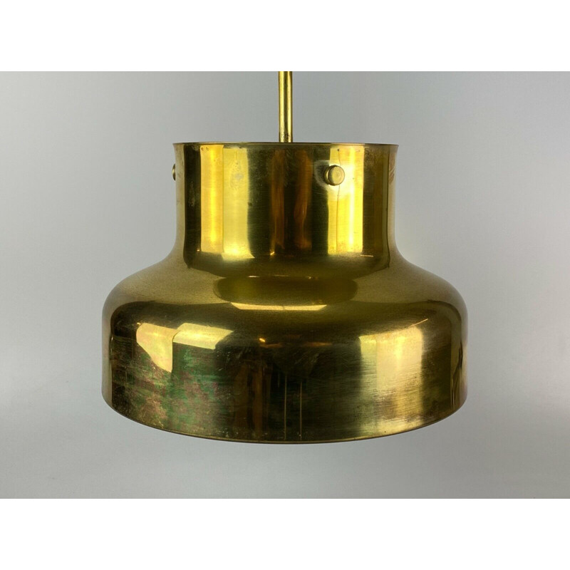 Vintage brass pendant lamp by Anders Pehrson for Atelje Lyktan, 1960s-1970s