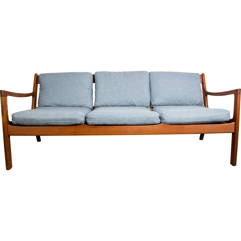 Vintage "Senator" teak 3 seater sofa by Ole Wanscher for France & Son, Denmark 1960s