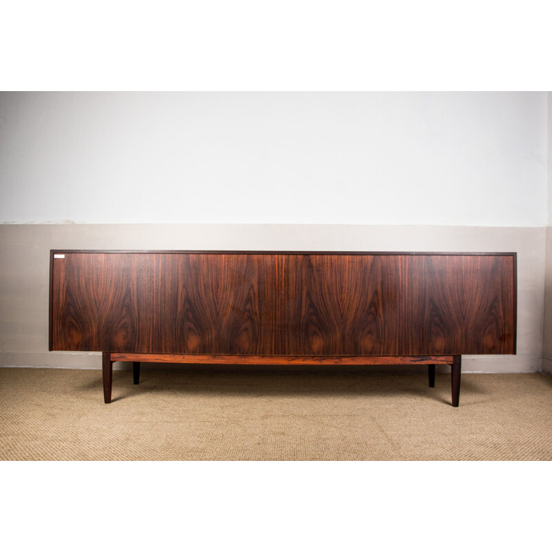 Vintage Danish Fa 66 sideboard in Rio rosewood by Ib Kofod Larsen for Faarup Mobelfabrik, 1960s