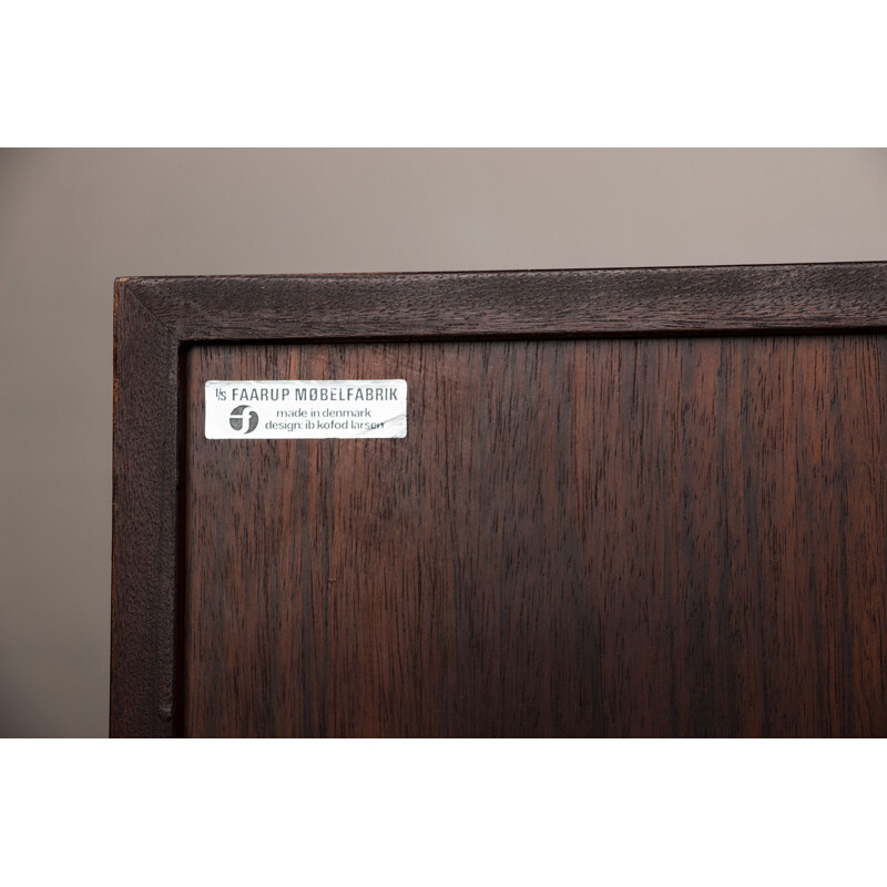 Vintage Danish Fa 66 sideboard in Rio rosewood by Ib Kofod Larsen for Faarup Mobelfabrik, 1960s