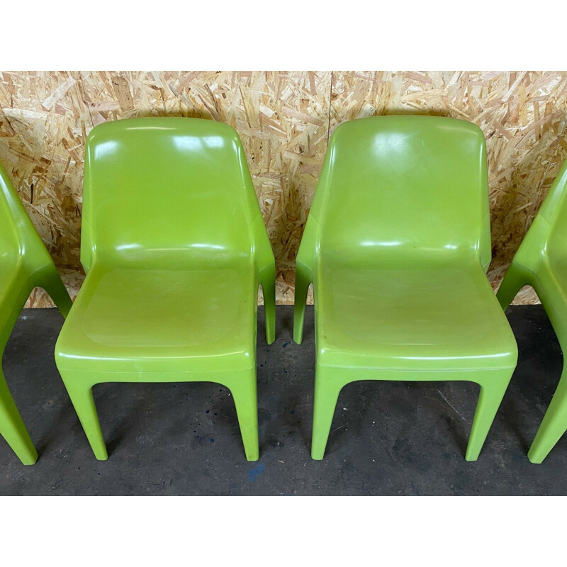 Conjunto de 4 cadeiras de jardim vintage de Albert Brokopp para WeSifa, 1960-1970
