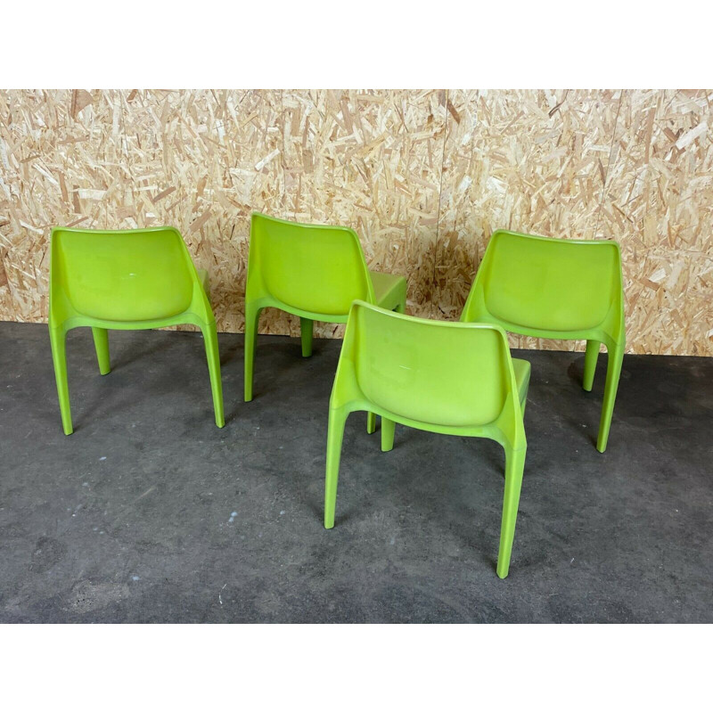 Ensemble de 4 chaises de jardin vintage par Albert Brokopp pour WeSifa, 1960-1970