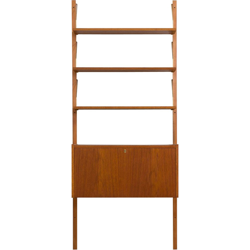 Vintage teak wall unit, Denmark 1960