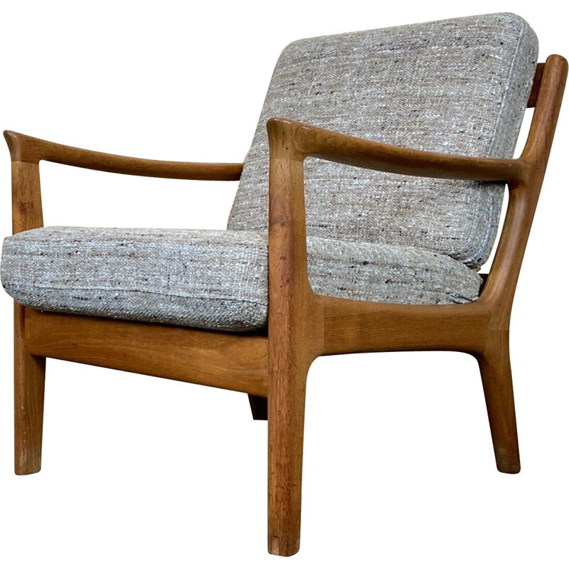 Vintage teakhouten fauteuil van Juul Kristensen, Denemarken 1960