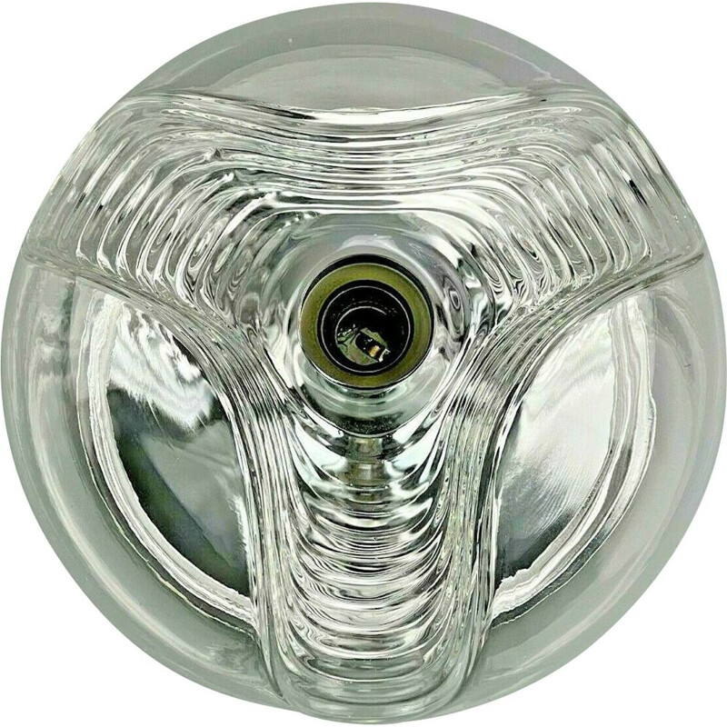 Wave" vintage wandlamp van Koch