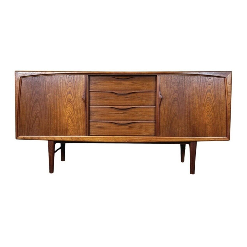 Vintage teak sideboard by Axel Christensen for ACO Møbler, Denmark 1970