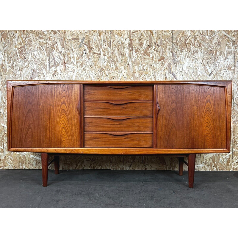 Vintage teak sideboard by Axel Christensen for ACO Møbler, Denmark 1970