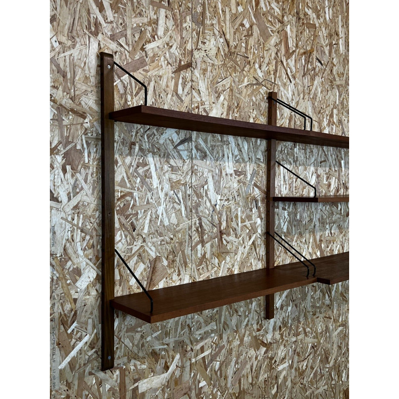 Vintage teak wall unit by Poul Cadovius for Cado, 1960s-1970s