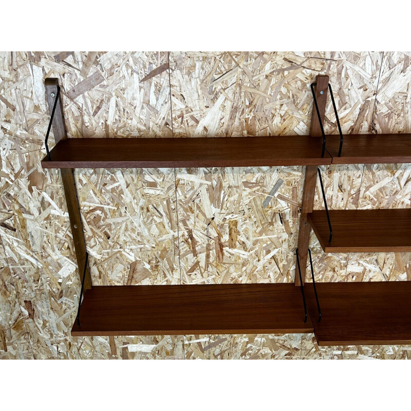 Vintage teak wall unit by Poul Cadovius for Cado, 1960s-1970s