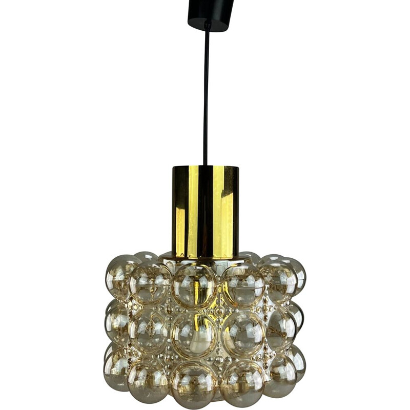 Vintage pendant lamp by Helena Tynell for Glashütte Limburg, 1960-1970s