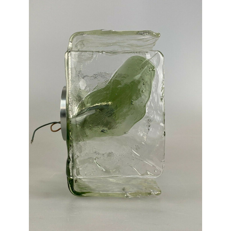Set aus 8 Vintage-Eisglas-Appliken von Carlo Nason für Kalmar Franken, 1960-1970
