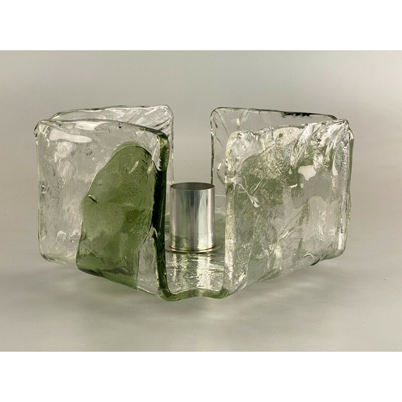 Conjunto de 8 arandelas de vidro vintage de Carlo Nason para Kalmar Franken, 1960-1970