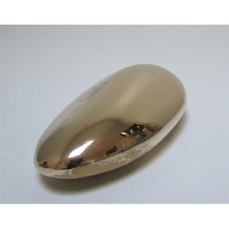 Vintage pebble in gilt bronze by Monique Gerber, 1970