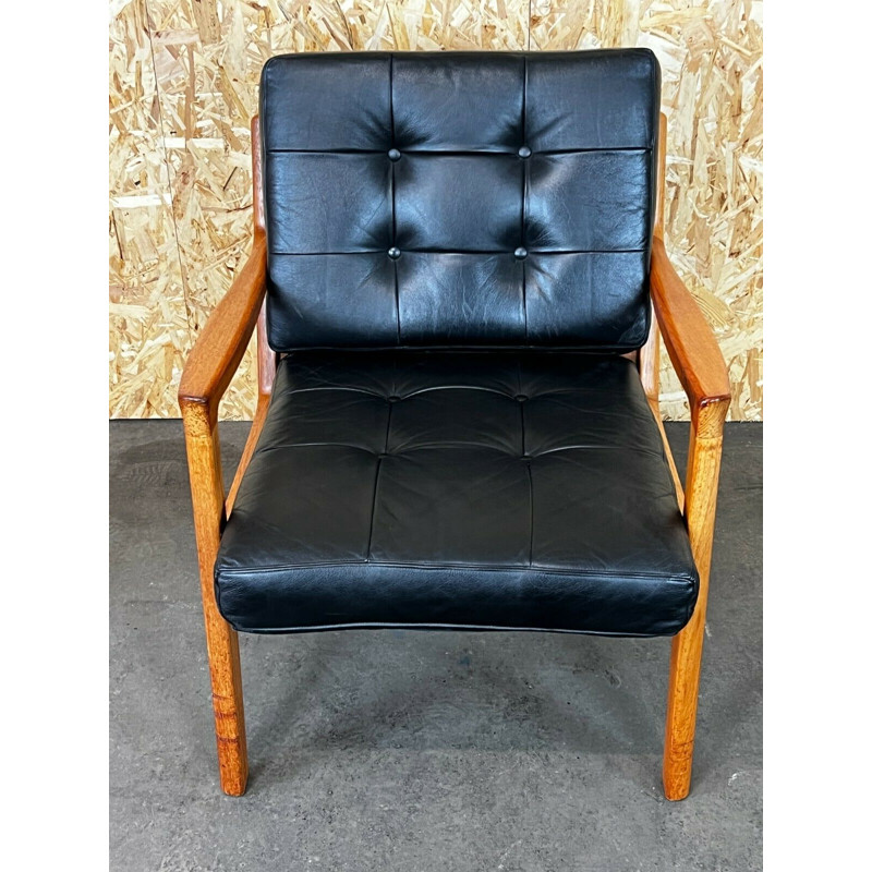 Vintage teakhouten fauteuil van Ole Wanscher voor Poul Jeppesens Møbelfabrik, 1960-1970