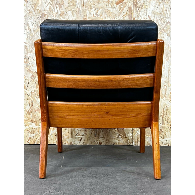 Vintage teakhouten fauteuil van Ole Wanscher voor Poul Jeppesens Møbelfabrik, 1960-1970