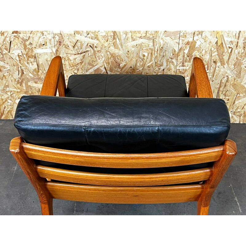 Fauteuil vintage en teck par Ole Wanscher pour Poul Jeppesens Møbelfabrik, 1960-1970