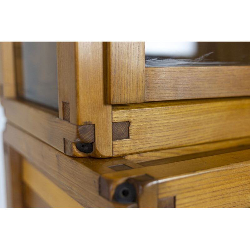 Vintage elm shelf by Pierre Chapo, 1960