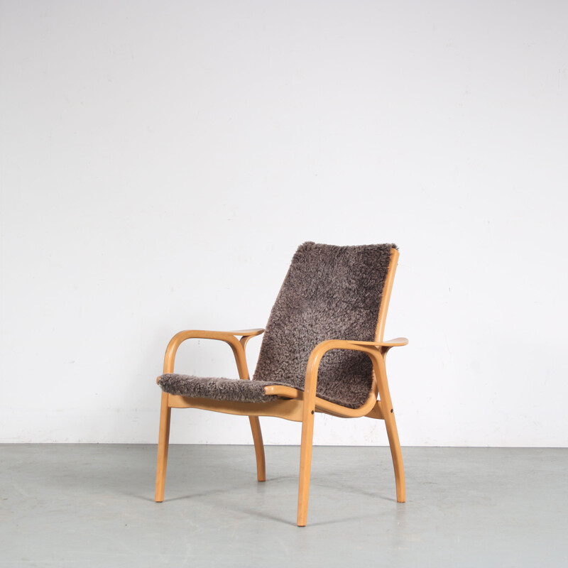 Vintage "Lamino" lowback armchair by Yngve Ekström for Svedese, Sweden 1960s