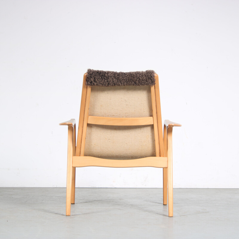 Vintage "Lamino" lowback armchair by Yngve Ekström for Svedese, Sweden 1960s