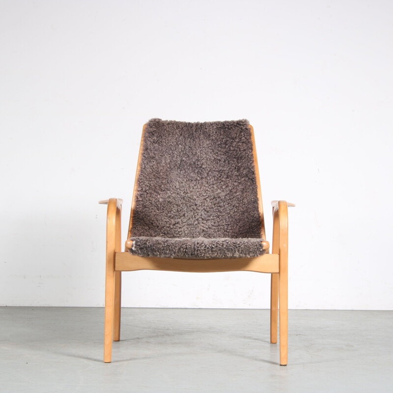 Vintage "Lamino" lowback armchair by Yngve Ekström for Svedese, Sweden 1960s