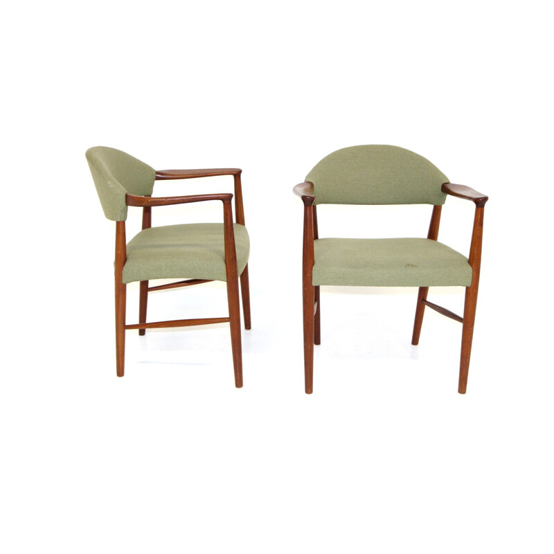 Vintage-Sesselpaar von Kurt Olsen für Slagelse Möbelvaerk, 1950