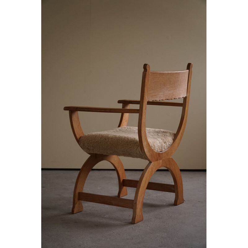 Pair of vintage armchairs by Henning Kjaernulf for Eg Kvalitetsmøbel, Denmark 1960s