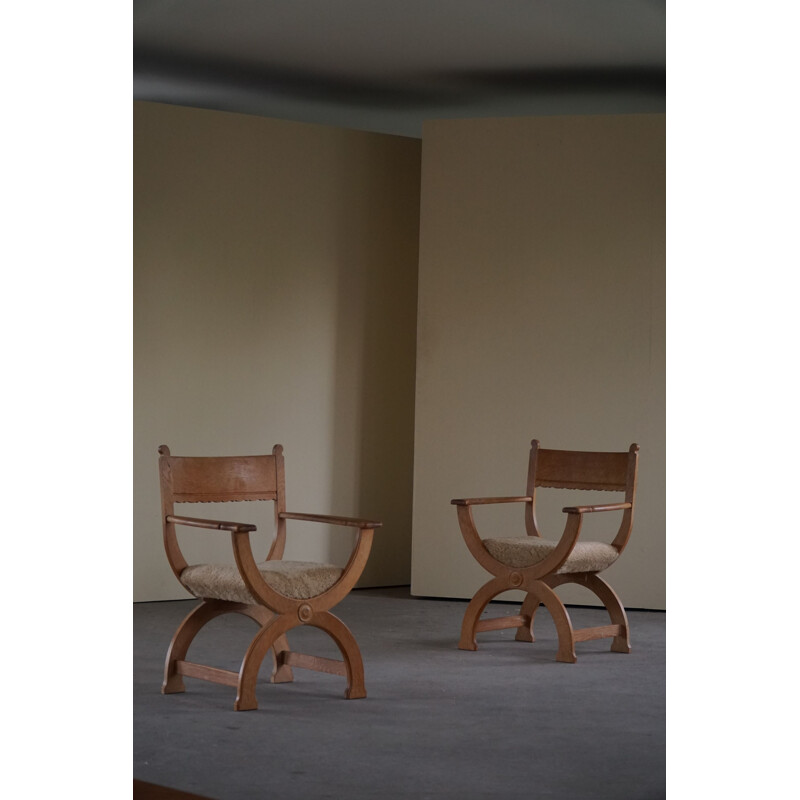 Ein Paar Vintage-Sessel von Henning Kjaernulf für Eg Kvalitetsmøbel, Dänemark 1960