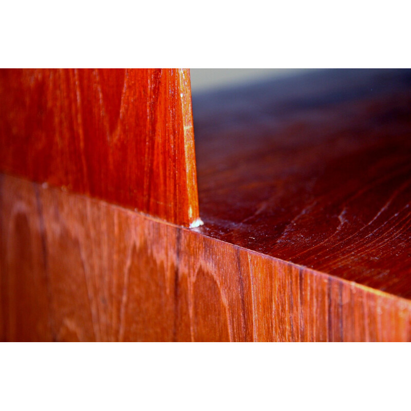 Vintage teak and beech bookcase, Sweden 1950