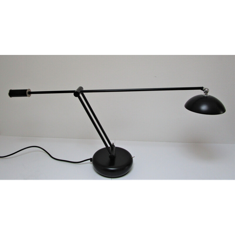 Vintage metalen tegengewicht lamp, 1990