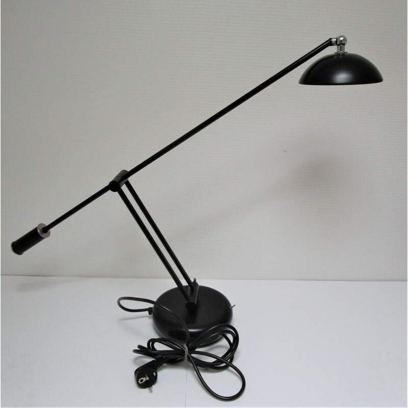 Vintage metalen tegengewicht lamp, 1990